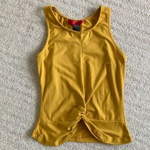 HOT KISS Tank with Knotted Front Detail